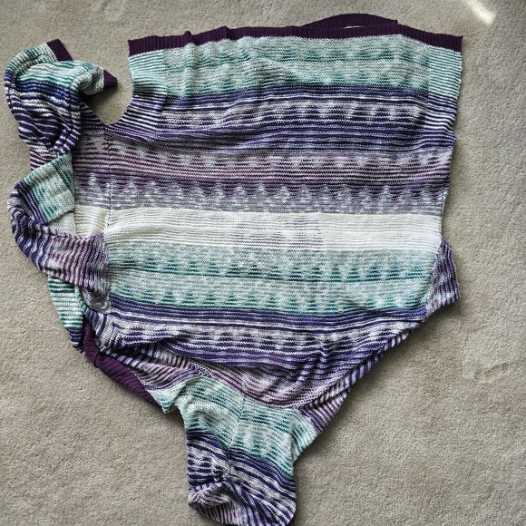 Roxy Cardigan Cozy Hoodie in bright purple - Picture 9 of 9